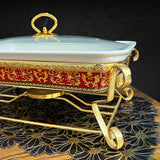 Large Chafing Dish with Lid & Stand 14 inches