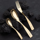 SUPREME GOLDEN 60 Gram Premium Cutlery Set Qareenay Manzil® branded