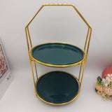 Two Layer Nordic Green Serving Dish