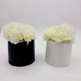 Flowers With Pots - White Peony - Him & Her - Set of 2
