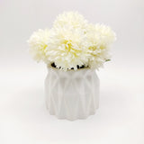 Flower With Pots - White Peony With White pots