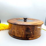 Very High Quality Wooden Handicraft Hotpot With Glass top