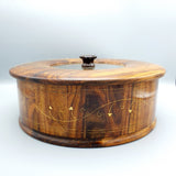 Very High Quality Wooden Handicraft Hotpot With Glass top