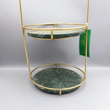 Putwo Decorative 2 Tier Tray - Marble Tray