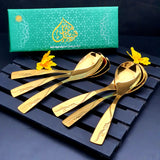 SUPREME GOLDEN 60 Gram Premium Cutlery Set Qareenay Manzil® branded