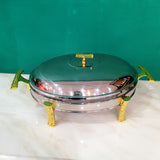 Buffet Dish Stainless Steel - Oval