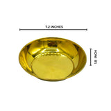 Golden Nihari Bowls-Set of 3-PVD Coated QM Branded