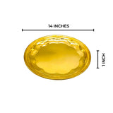 Asian Style Rice Serving Platter-Medium 14 inches-PVD Coated QM Branded