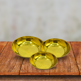 Golden Nihari Bowls-Set of 3-PVD Coated QM Branded