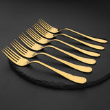 6 Forks Premium Golden Qareenay Manzil® branded