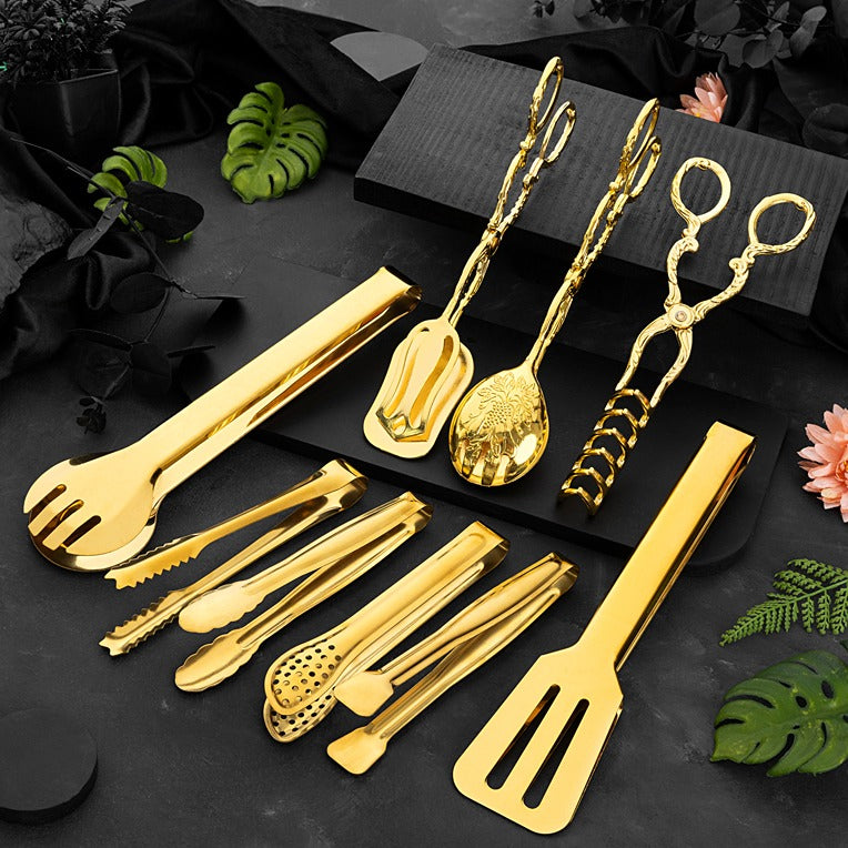 Food Serving Multipurpose Tongs Sets - Imported