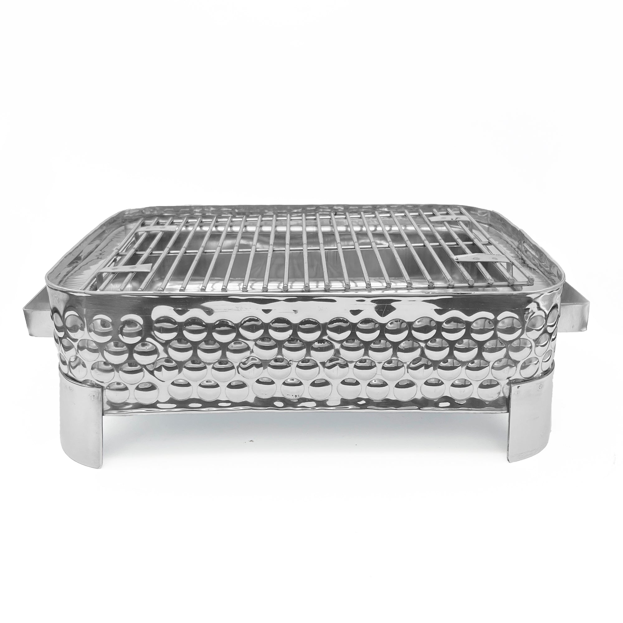 Silver BBQ Serving Grill-QM® Branded