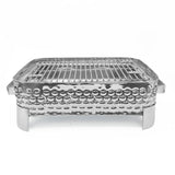 Silver BBQ Serving Grill-QM® Branded