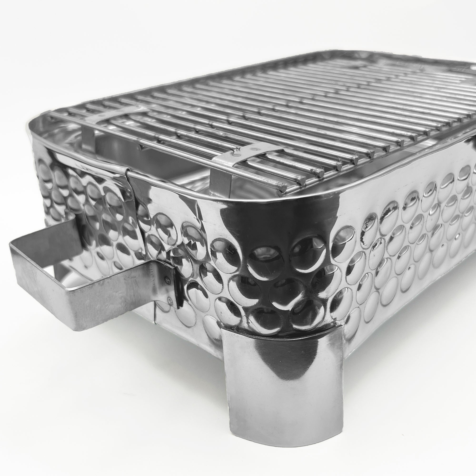 Silver BBQ Serving Grill-QM® Branded