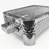 Silver BBQ Serving Grill-QM® Branded