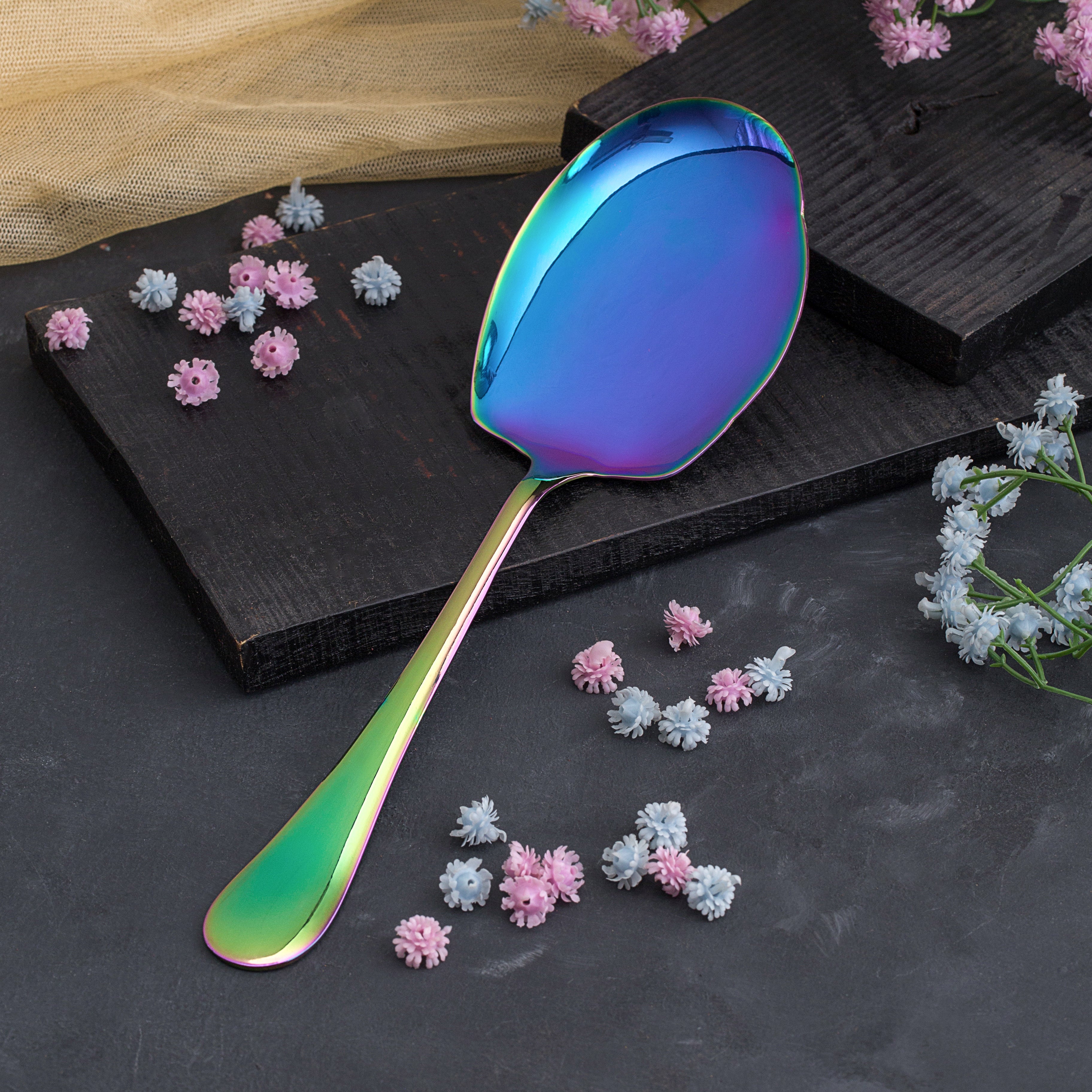 Set of 5 - Guests Serving Set Multicolor - 5 Years Warranty QM Branded
