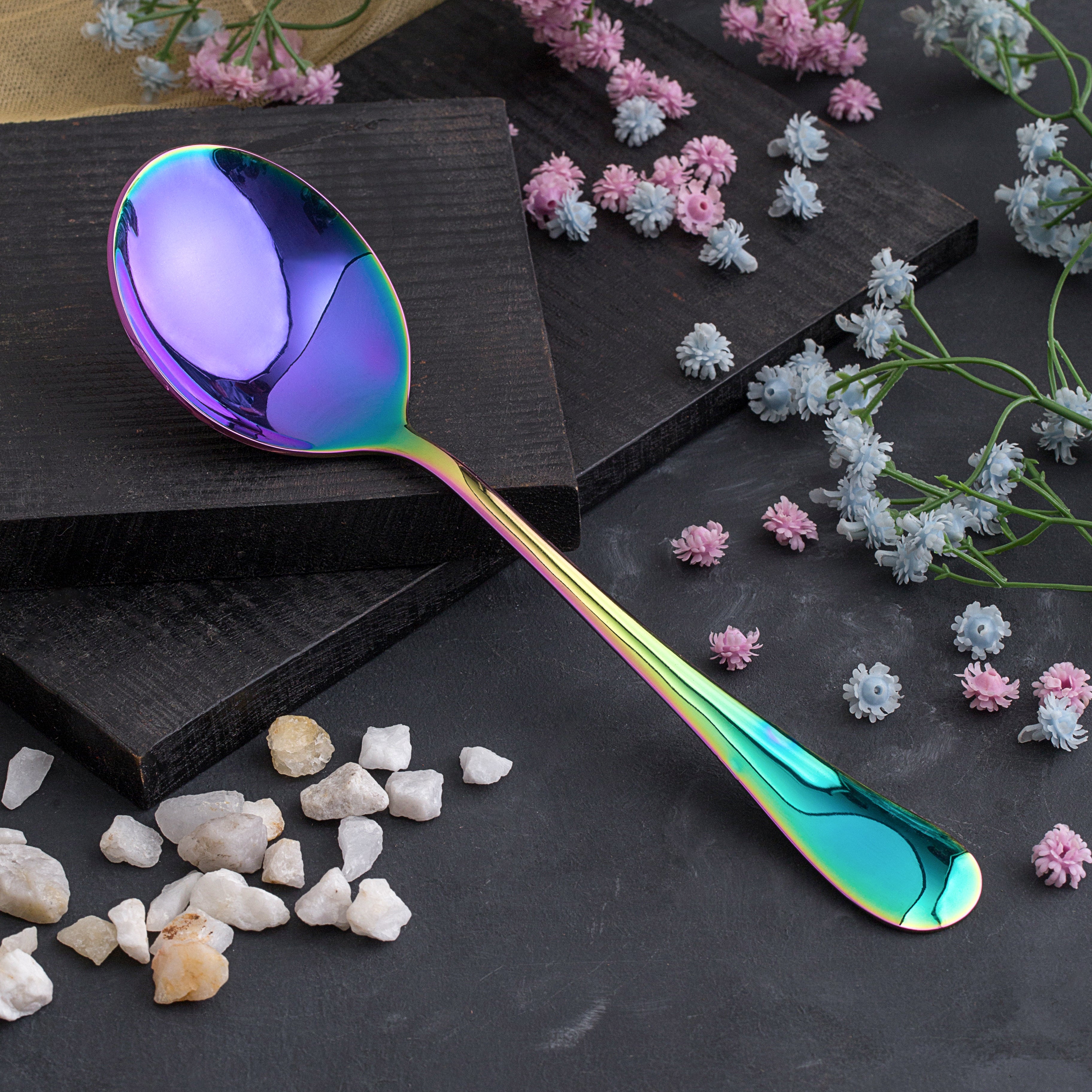 Set of 5 - Guests Serving Set Multicolor - 5 Years Warranty QM Branded