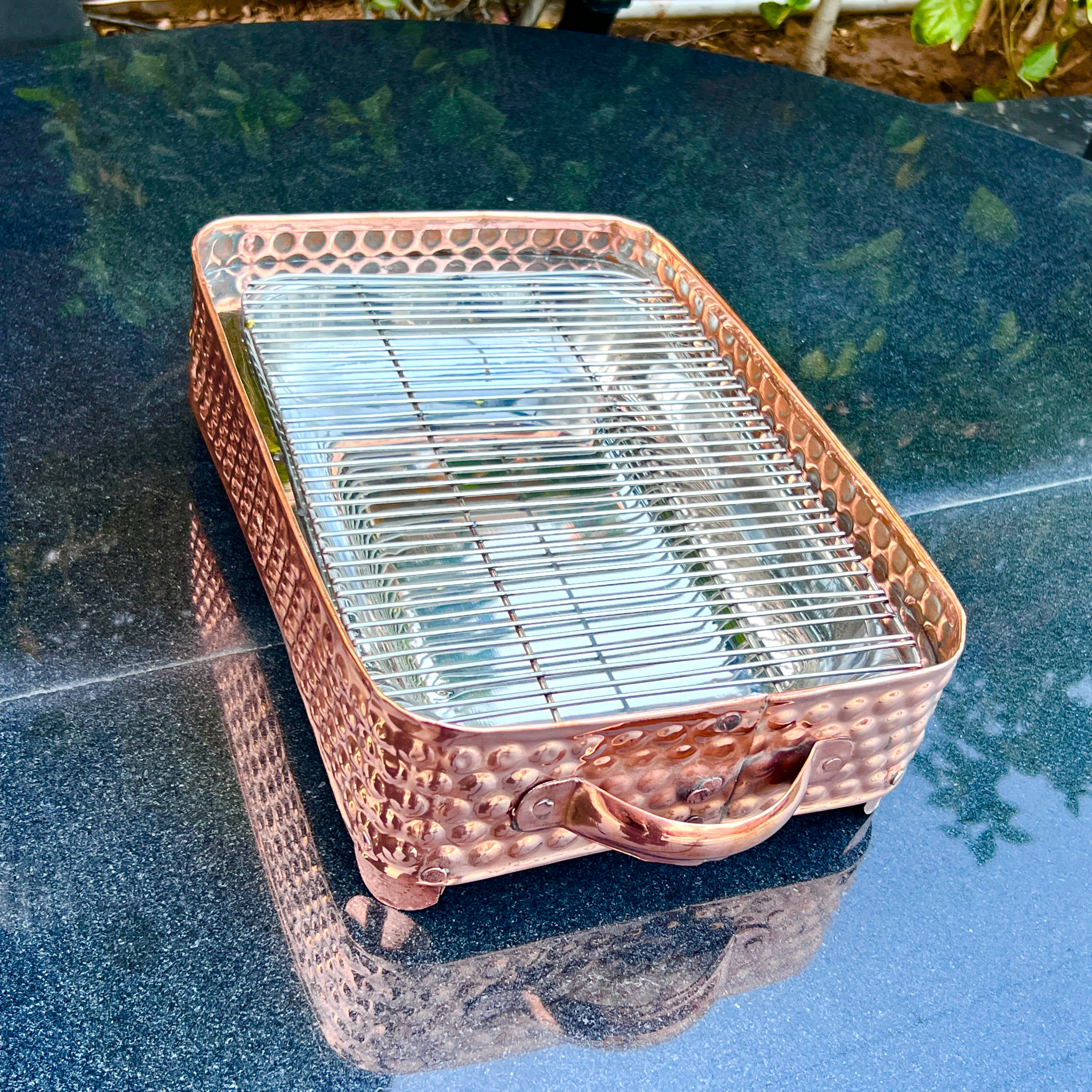 REAL COPPER BBQ Serving Grill - QM® Branded