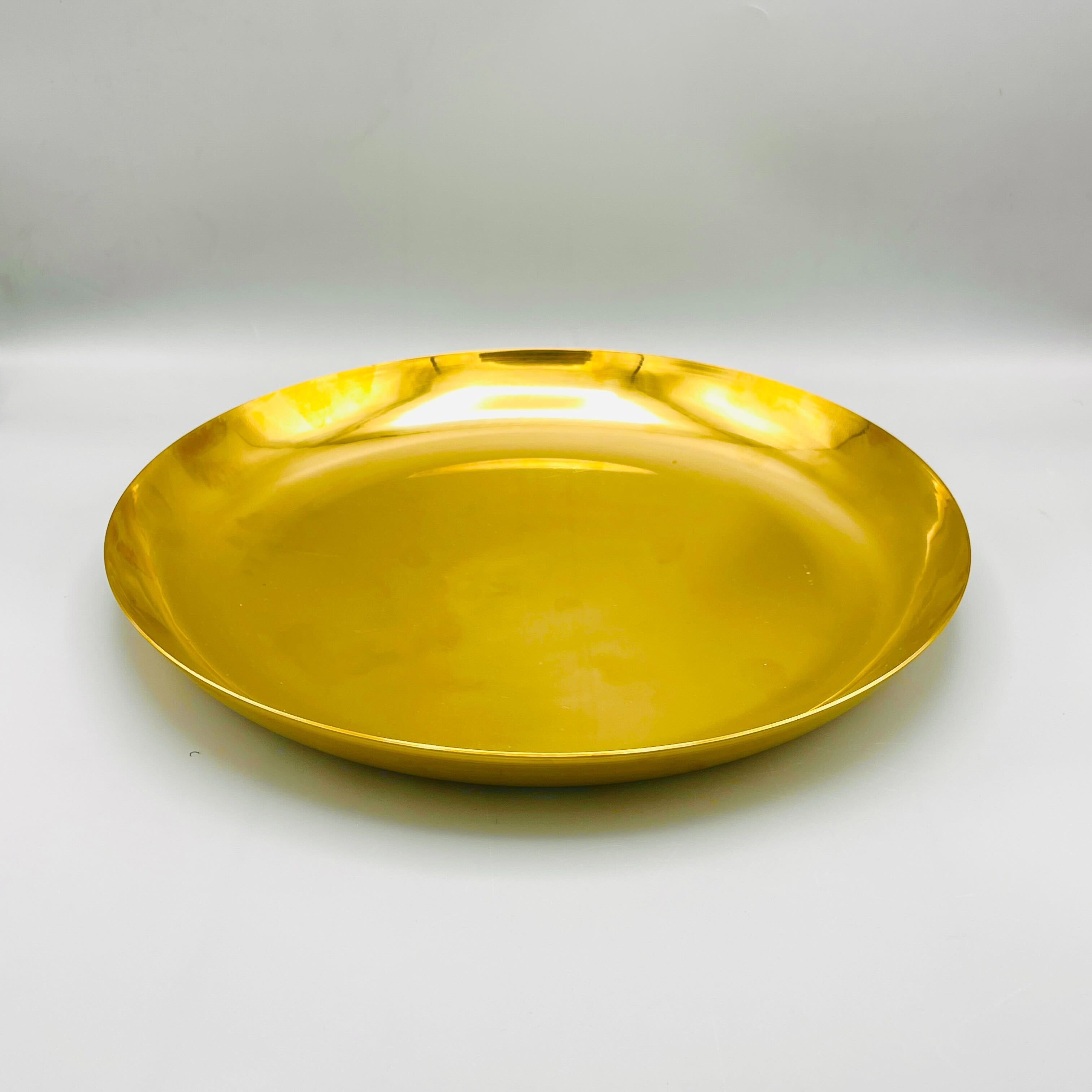 Golden Karahi & Rice Serving Platter - PVD Coated QM Branded