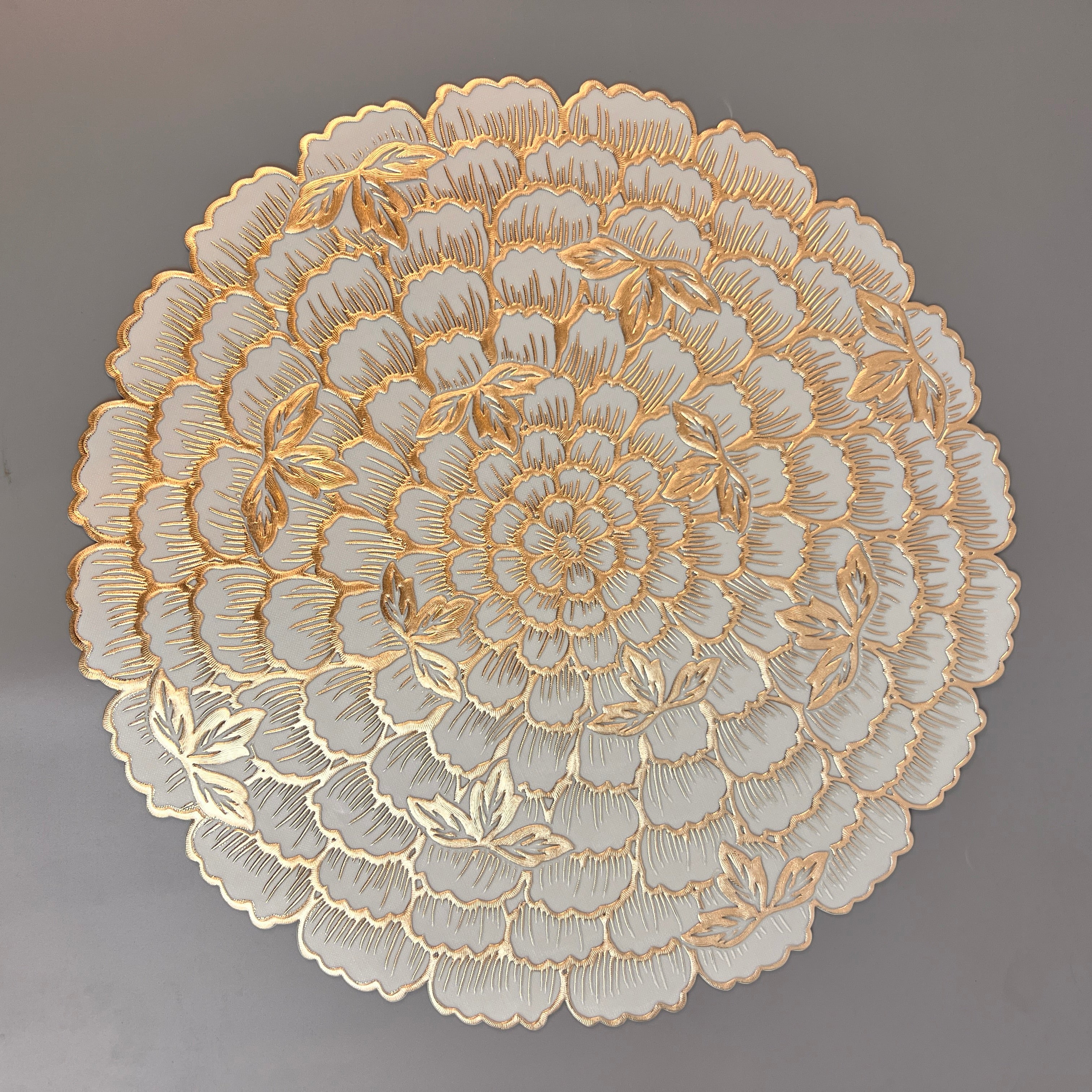 6 pcs Placemats - Golden Petal