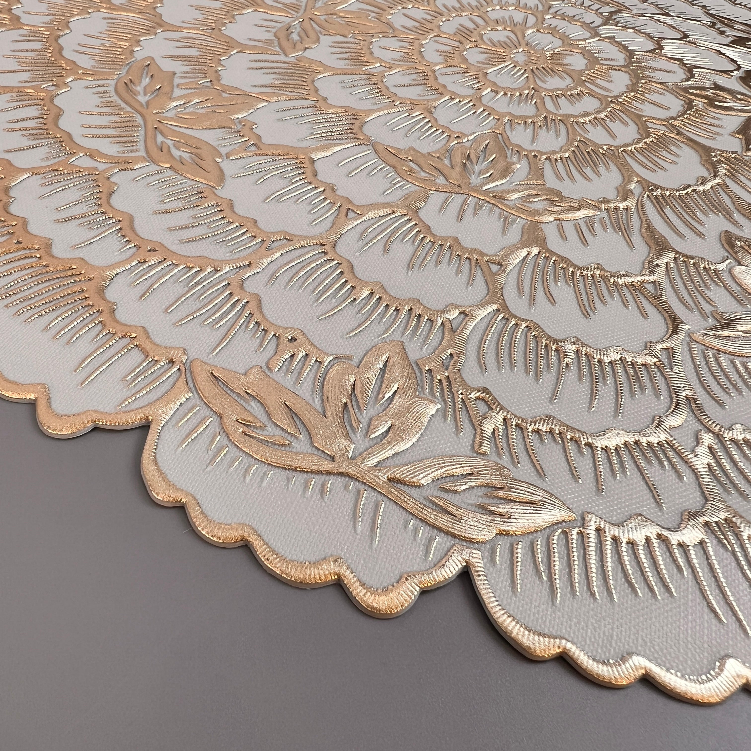 6 pcs Placemats - Golden Petal