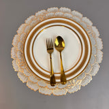 6 pcs Placemats - Golden Petal
