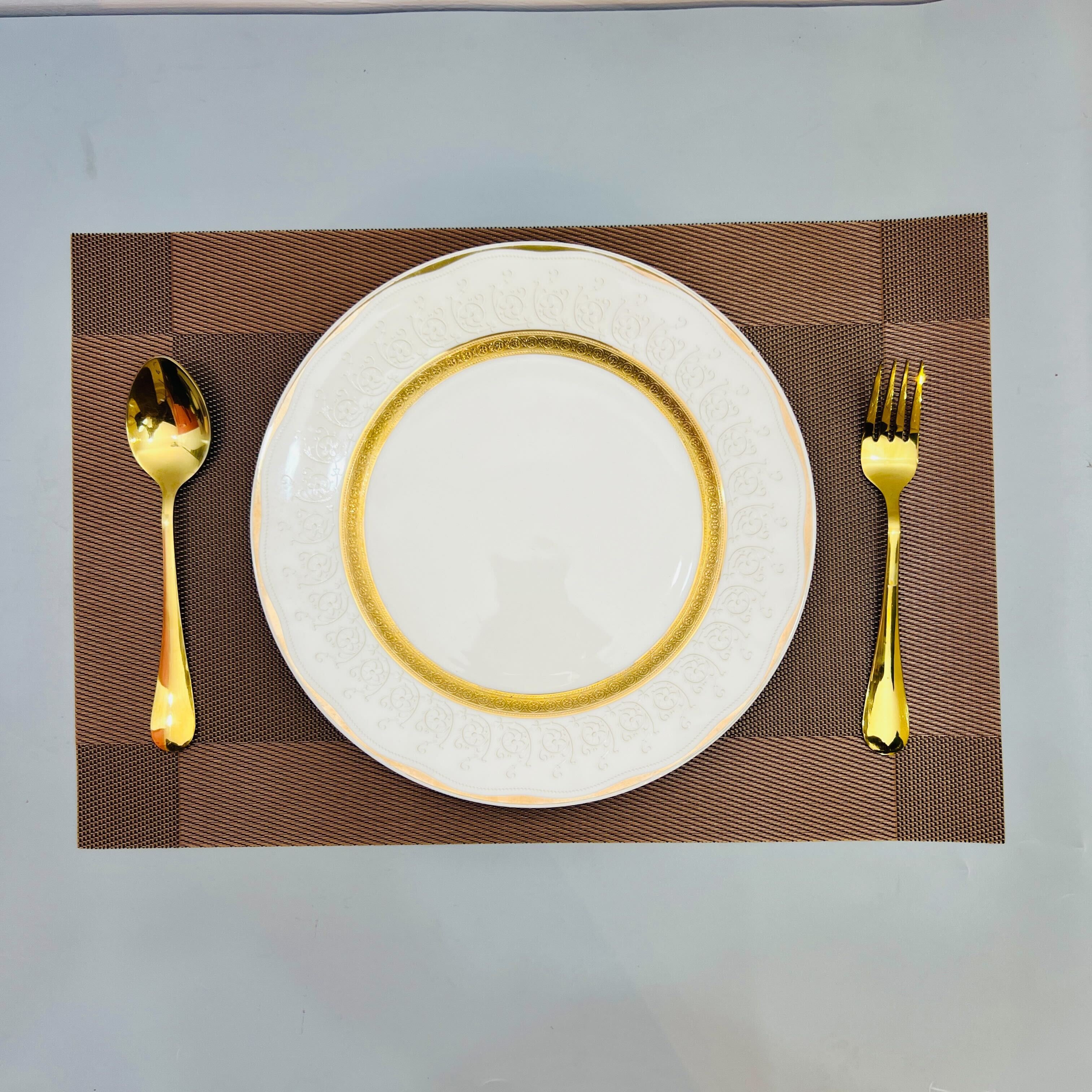 Luxury Placemats - Brown Jute Designed
