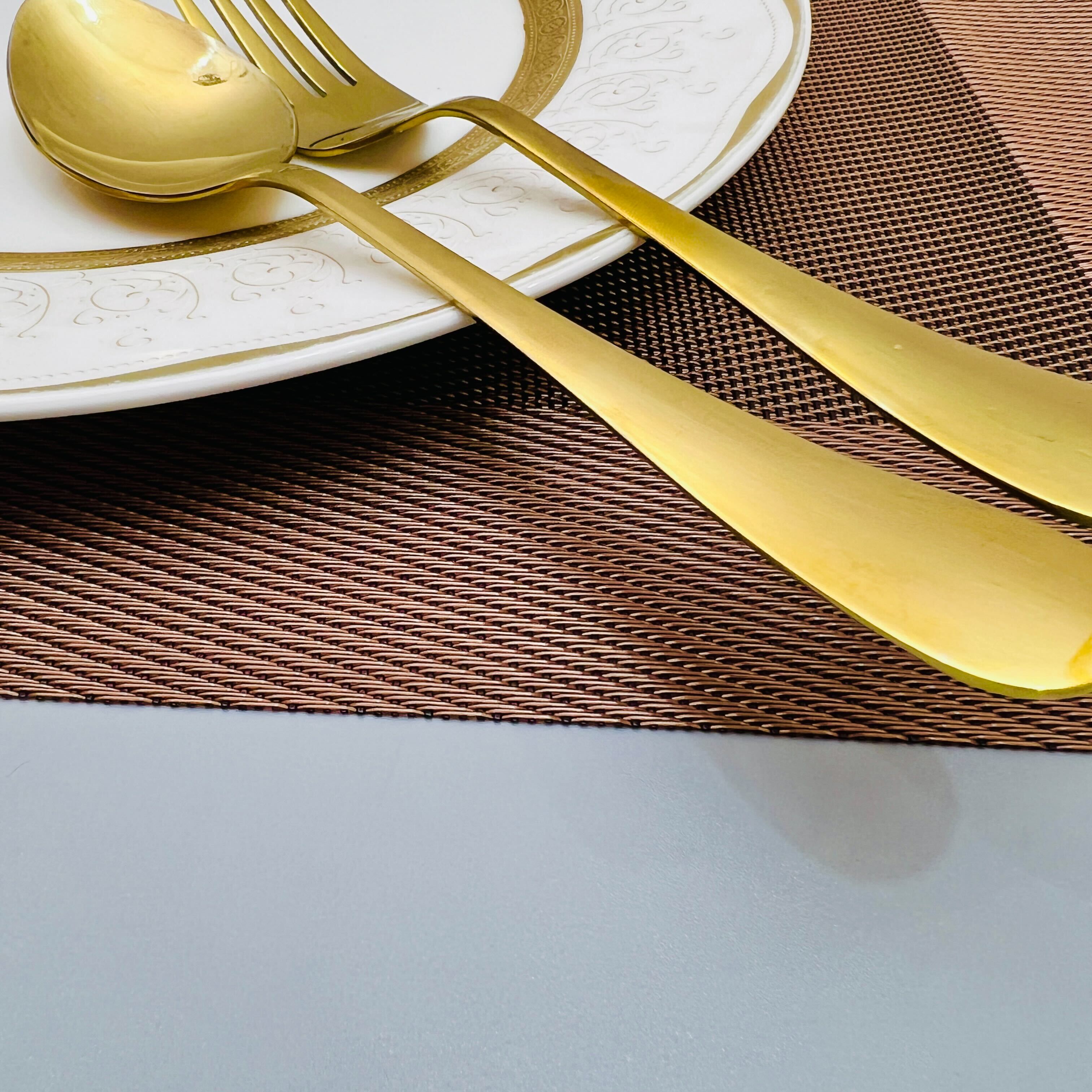 Luxury Placemats - Brown Jute Designed