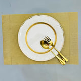 Luxury Placemats - Golden Jute Designed