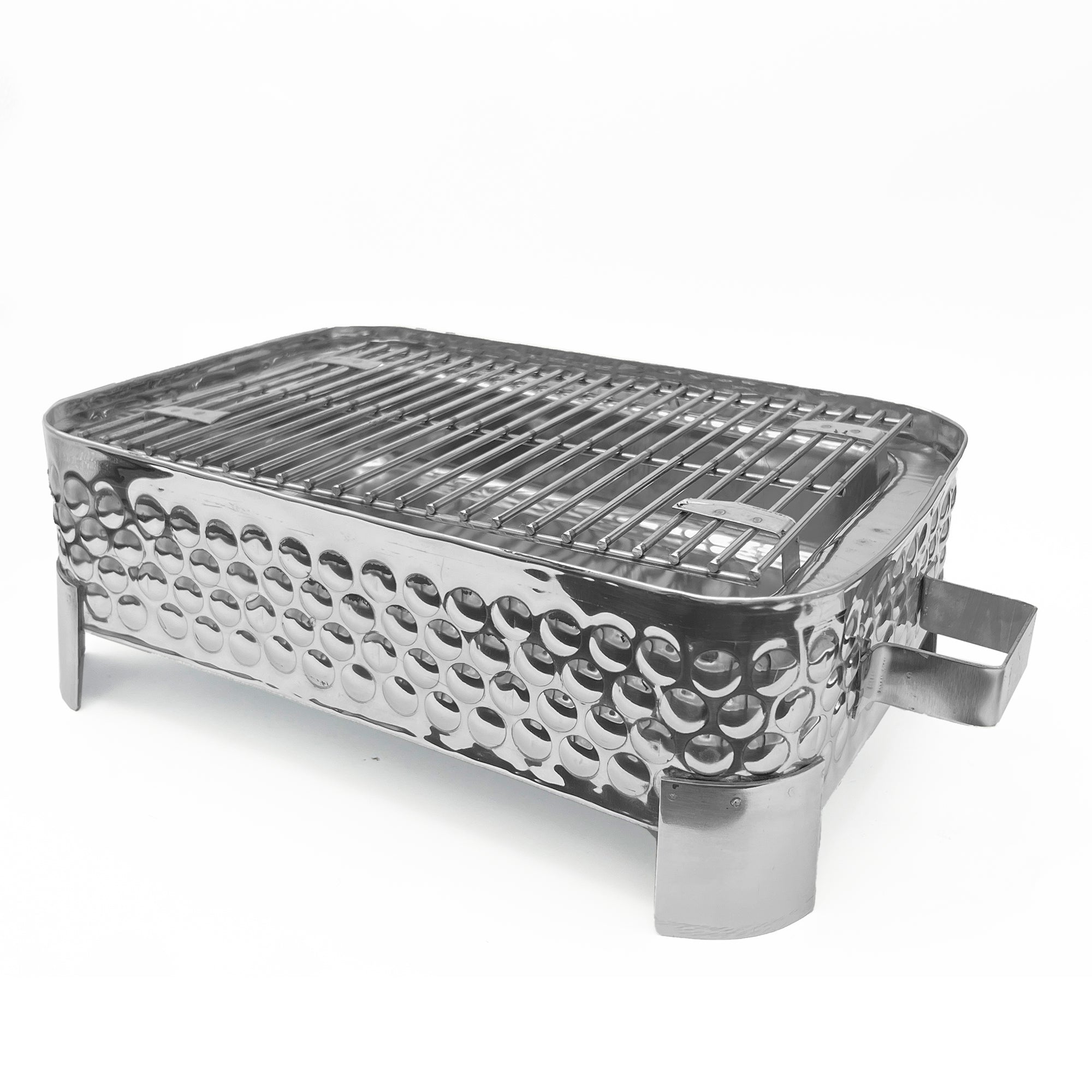 Silver BBQ Serving Grill-QM® Branded