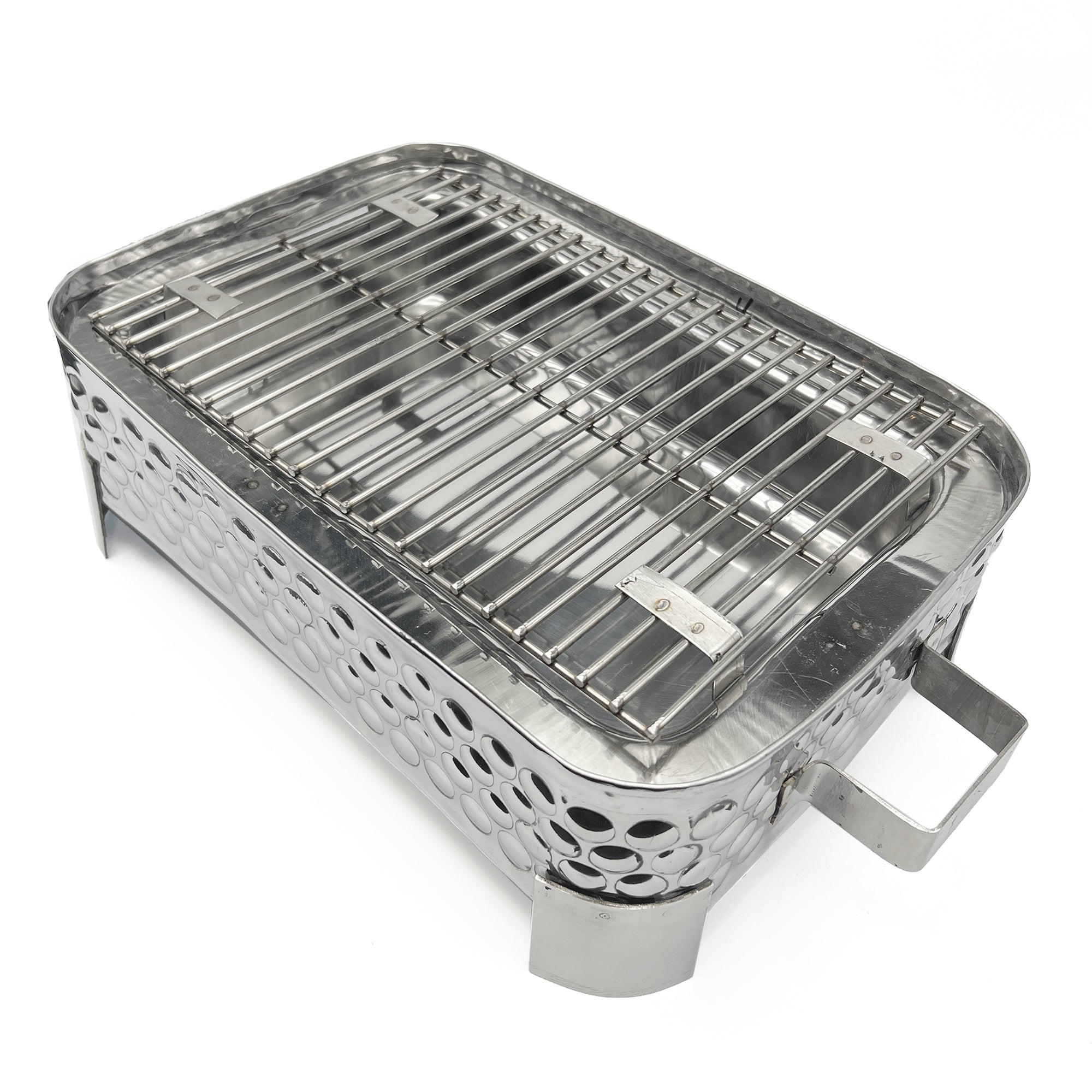 Silver BBQ Serving Grill-QM® Branded