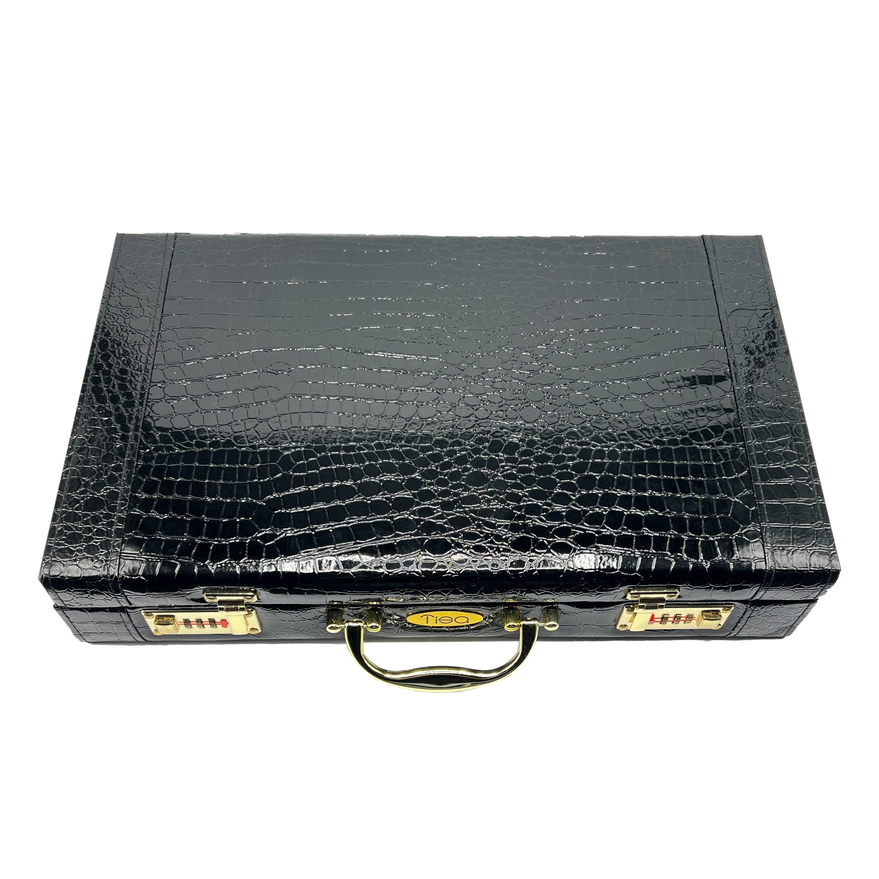 53 Pieces Cutlery Set with Leather Box - 12 Person Set