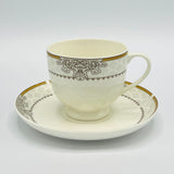 6 Persons Bone China Tea cup & Saucer Set - Georgian Style