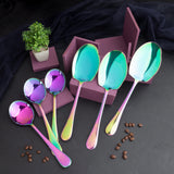 5 YEAR GUARANTEE 50 Gram Premium Rainbow Cutlery Set Qareenay Manzil® branded