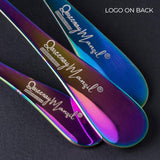5 YEAR GUARANTEE 50 Gram Premium Rainbow Cutlery Set Qareenay Manzil® branded