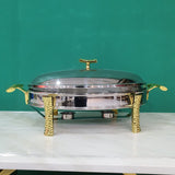 Buffet Dish Stainless Steel - Oval
