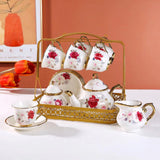 16 pcs Teacup Set with Stand - TSFD7