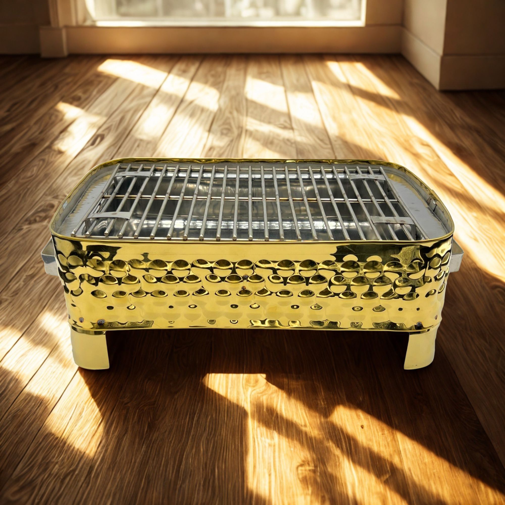 Golden BBQ Serving Grill-QM® Branded