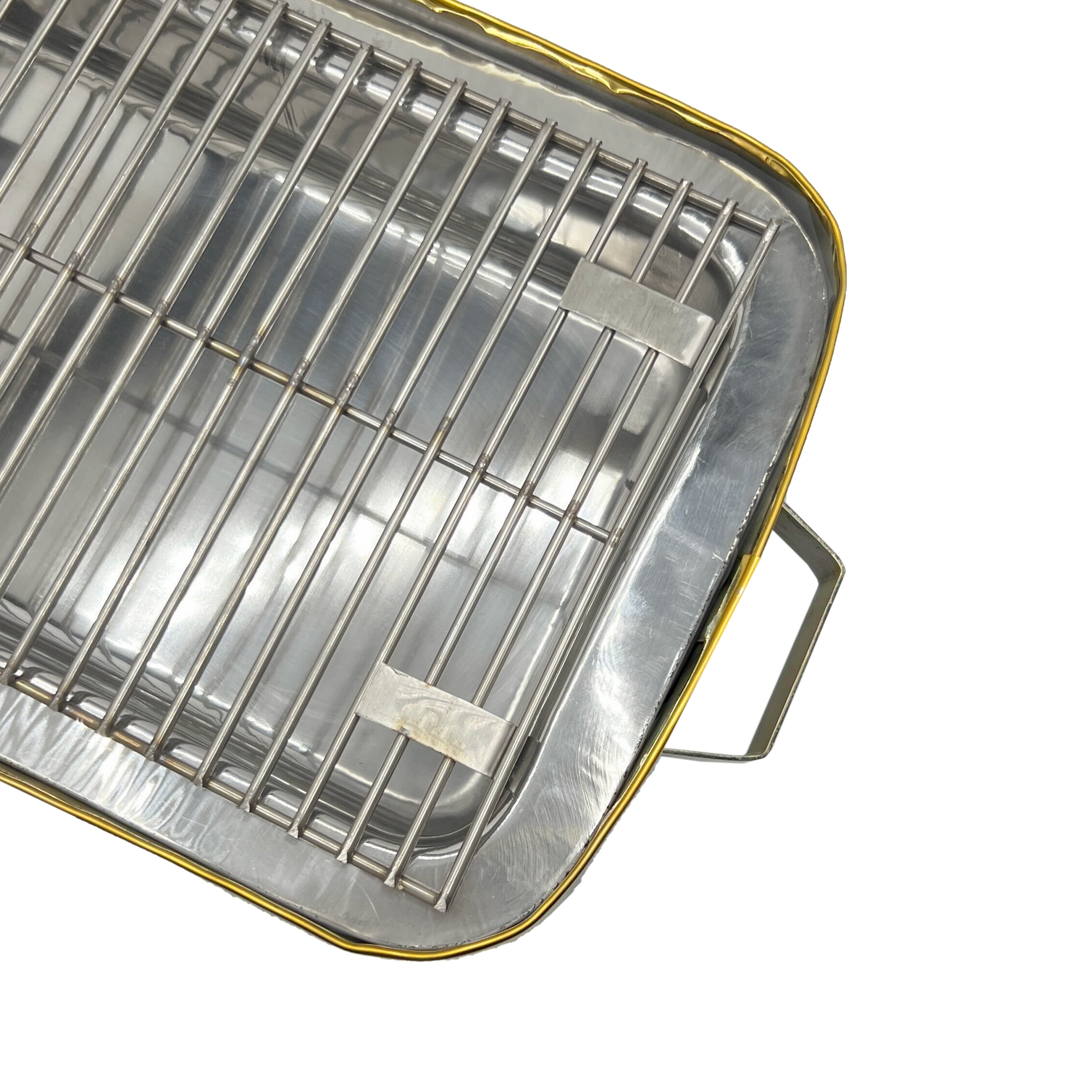 Golden BBQ Serving Grill-QM® Branded