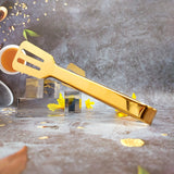 Golden Food Serving Tongs