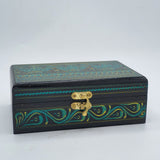 Wooden Handi Craft Jewellery Boxes - Green