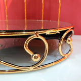 Cake Dishes - Mirror Stand - 2 Tier