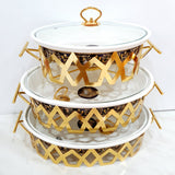 Versace Buffet Dishes - Black