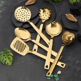 Dining Set Golden - 5 Years Warranty QM Branded