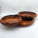 Wooden Handi Craft Serving Trays - Round