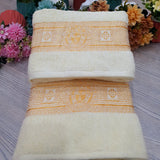 VERSAGE Design Pack of 2 - Large & Medium Towel - Export Quality