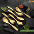 SUPREME GOLDEN 60 Gram Premium Cutlery Set Qareenay Manzil® branded