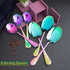 5 YEAR GUARANTEE 50 Gram Premium Rainbow Cutlery Set Qareenay Manzil® branded