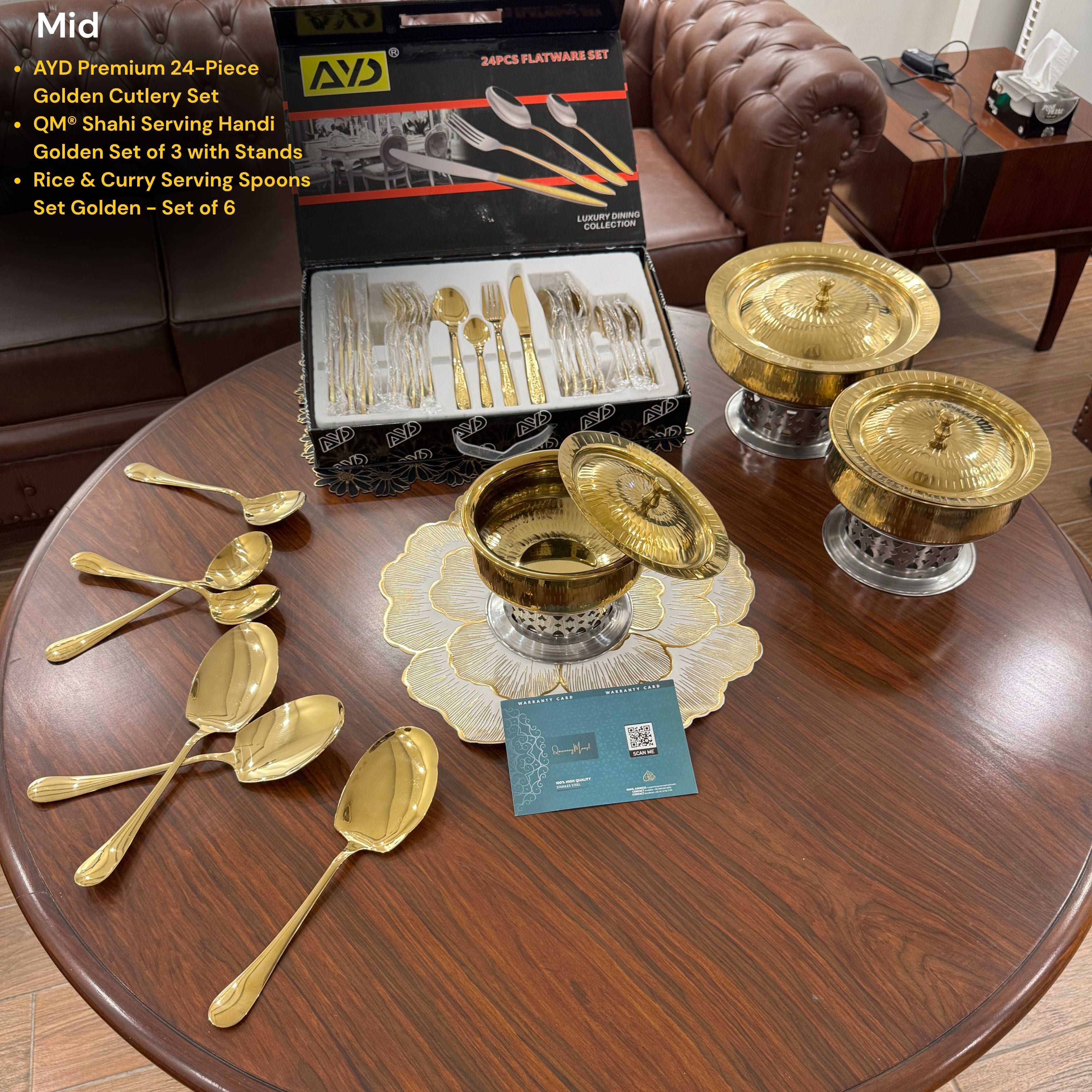 QM® Newlywed Tablescape – Dining & Serveware Set for New Homes
