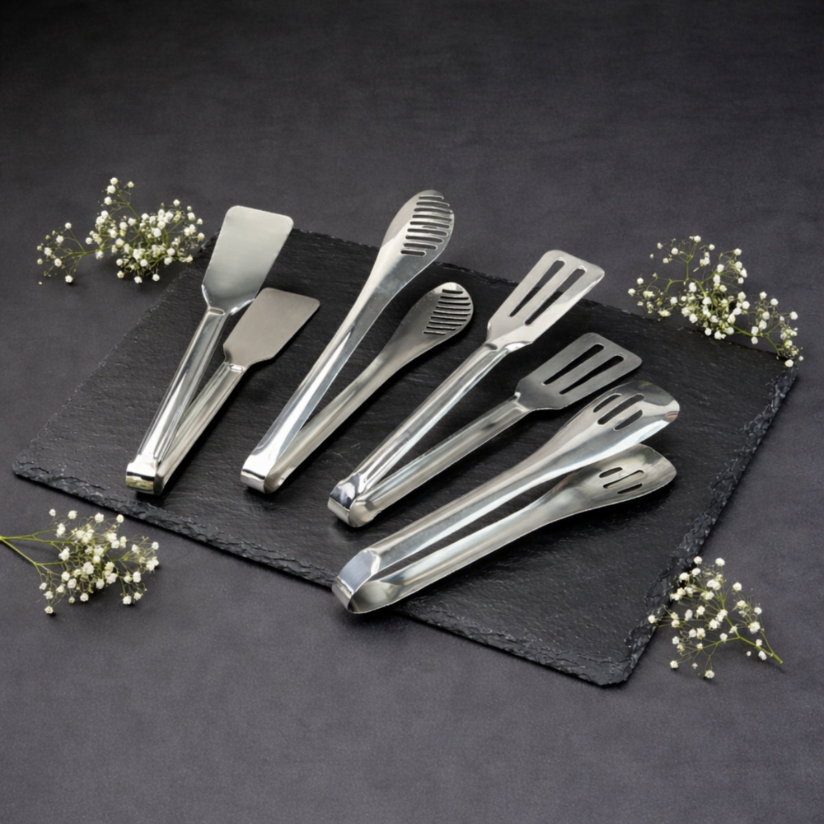 QM® Set of LARGE Tongs - Multipurpose